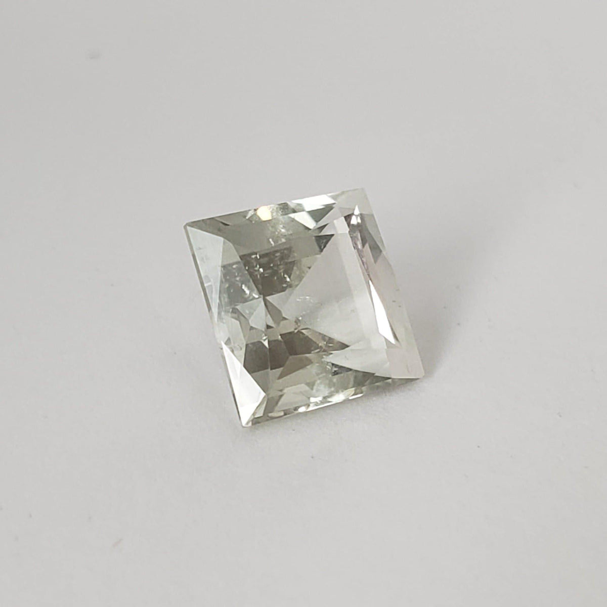 Prasiolite | Green Amethyst | Square Cut | Light Green | 9mm | Brazil 3