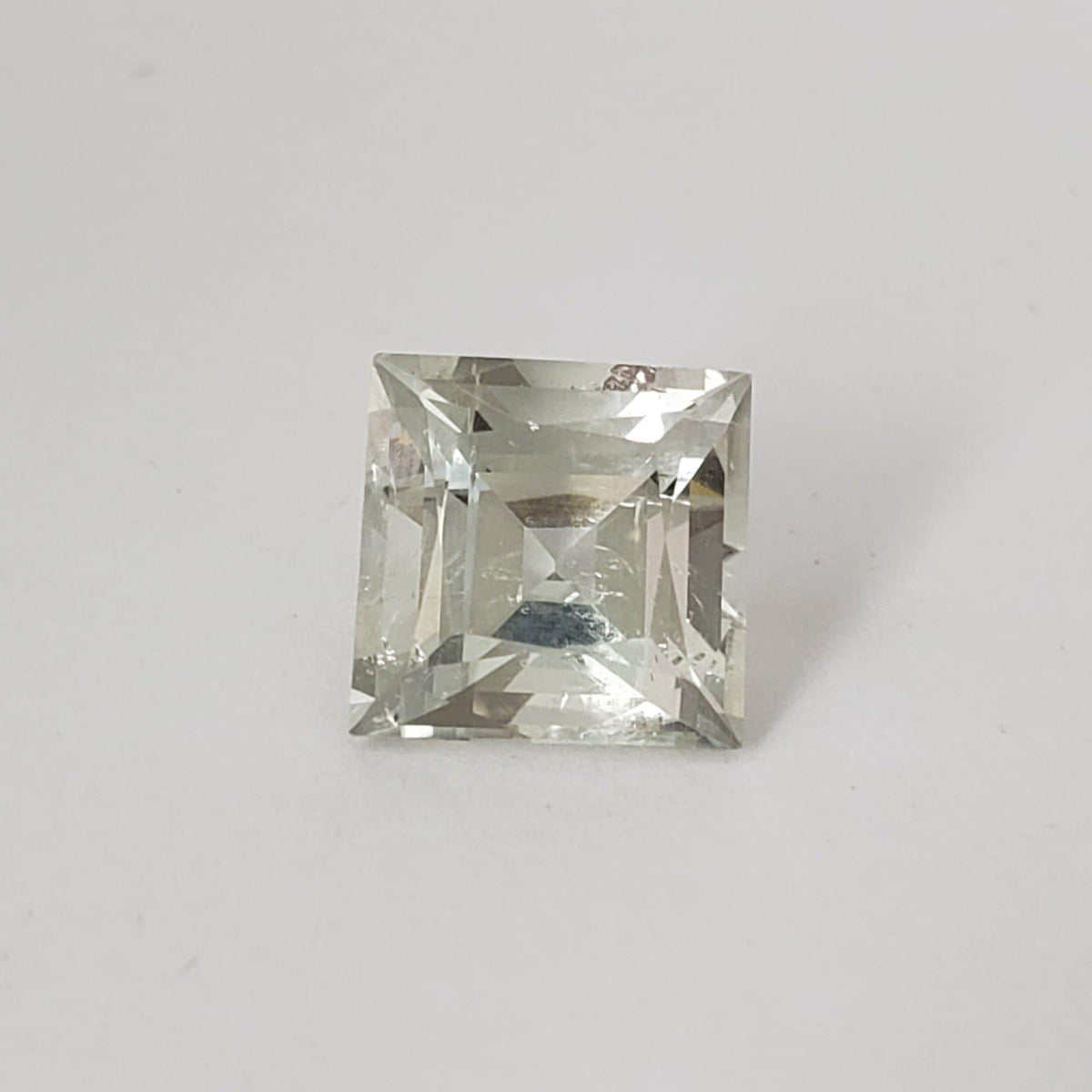 Prasiolite | Green Amethyst | Square Cut | Light Green | 9mm | Brazil 1