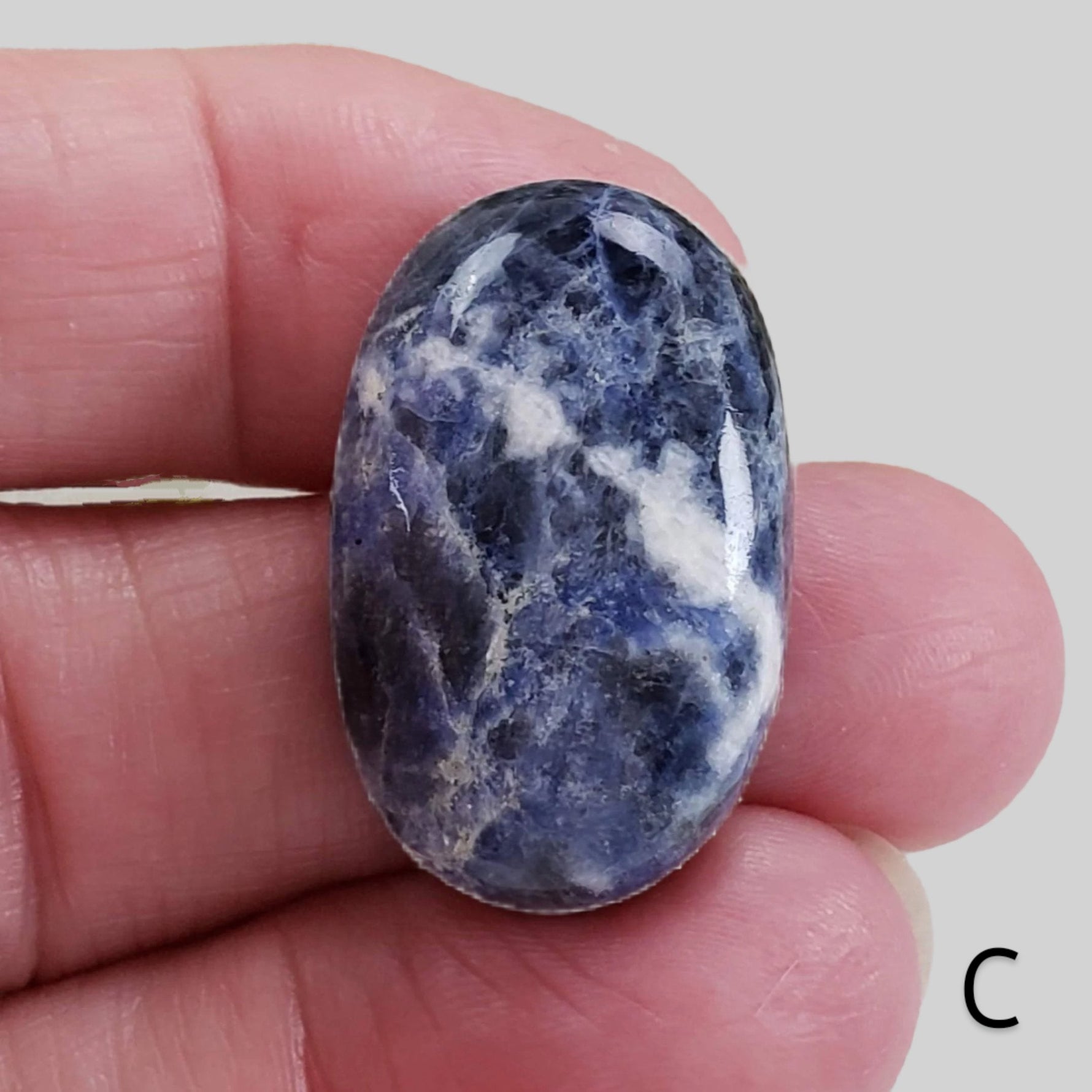  Sodalite | Oval Cabochon | Navy Blue | Various sizes | Africa 