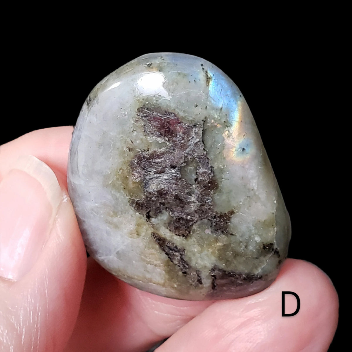   Tumbled Labradorite | Natural Gray Rainbow | Madagascar 