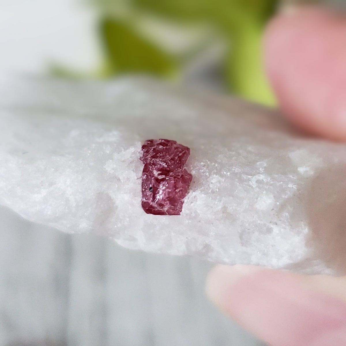 Spinel Crystal in Marble Host | Red Spinel | 23 gr, 114.8 ct | Mogok, Myanmar