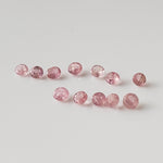  Pezzottaite | Round Cut | Rare Untreated Gemstone | Pink | 1.8mm 