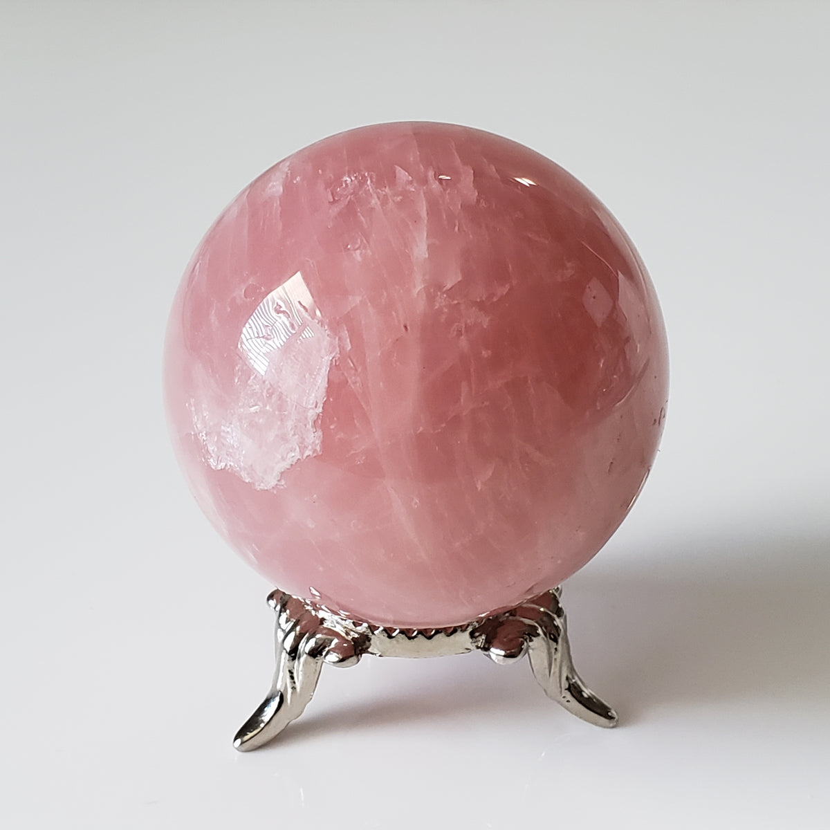  Rose Quartz Sphere 49 mm, 1.9 in 172 Grams 