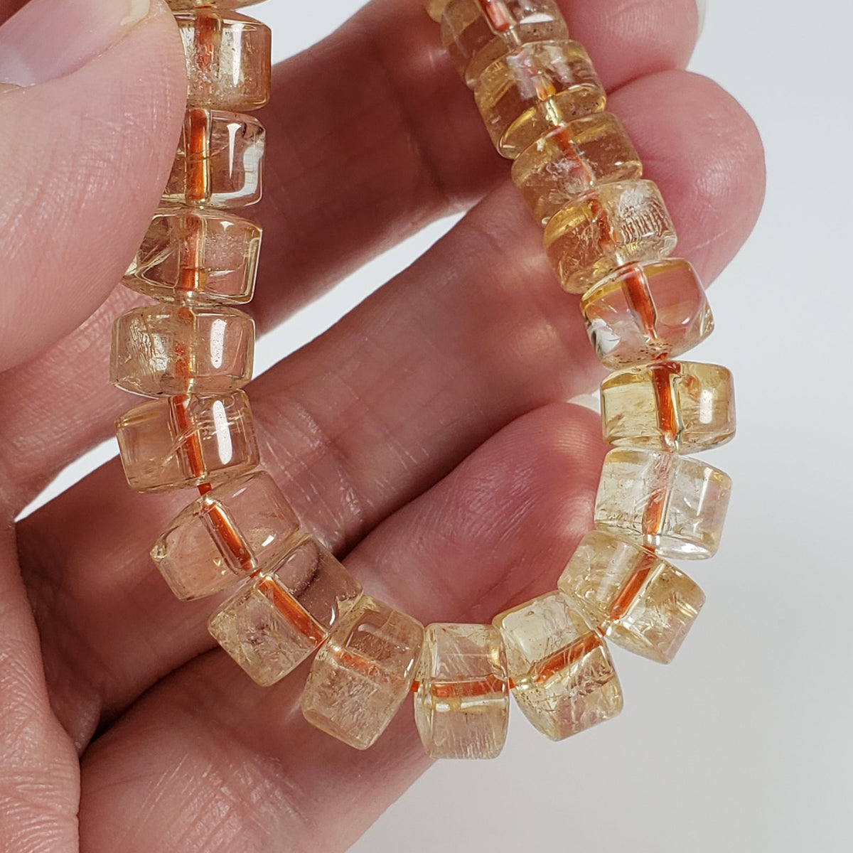  Yellow Quartz Bracelet | Natural Quartz Beads | China 