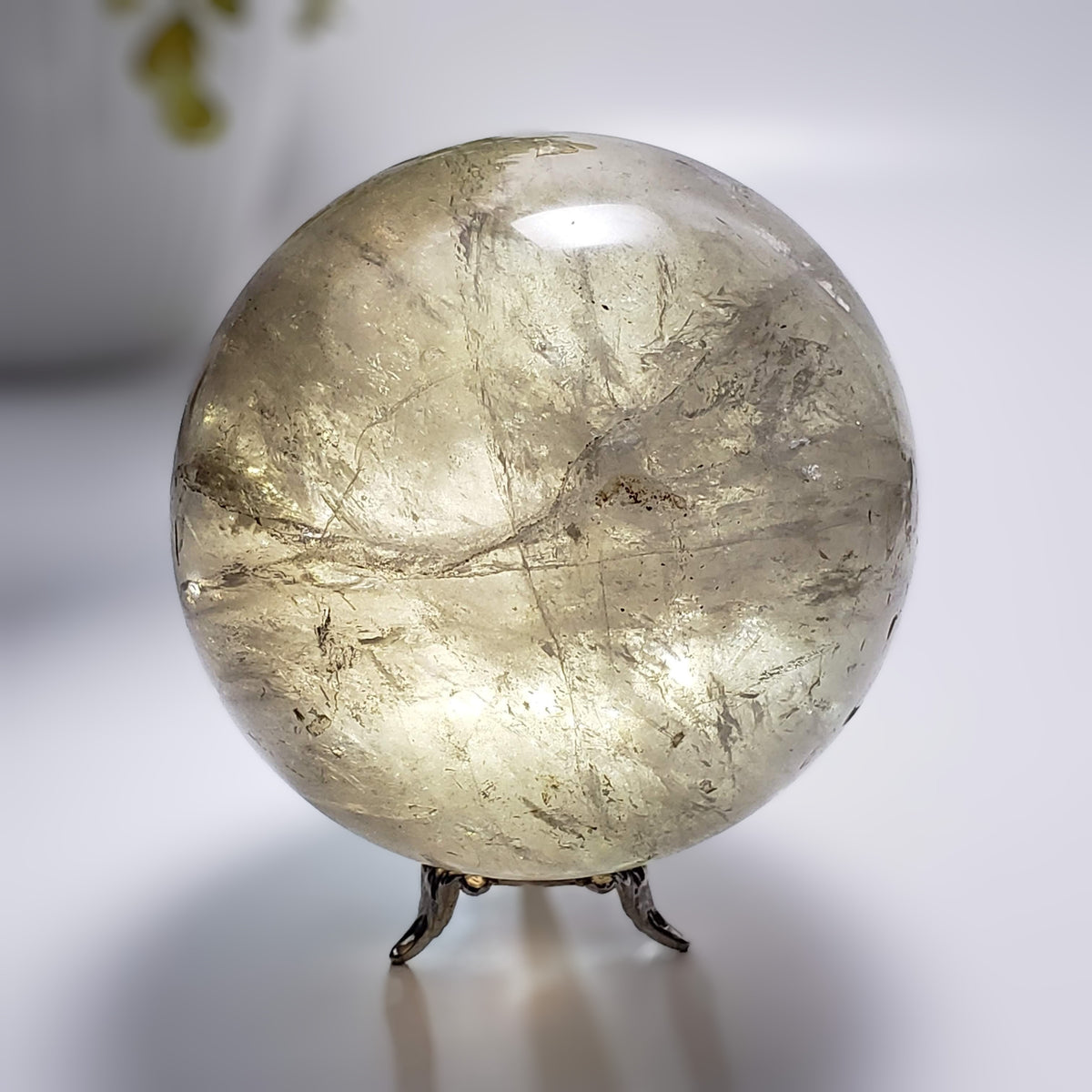 Smoky Quartz Sphere | 101 mm 4 inches | 1270 Grams | Brazil