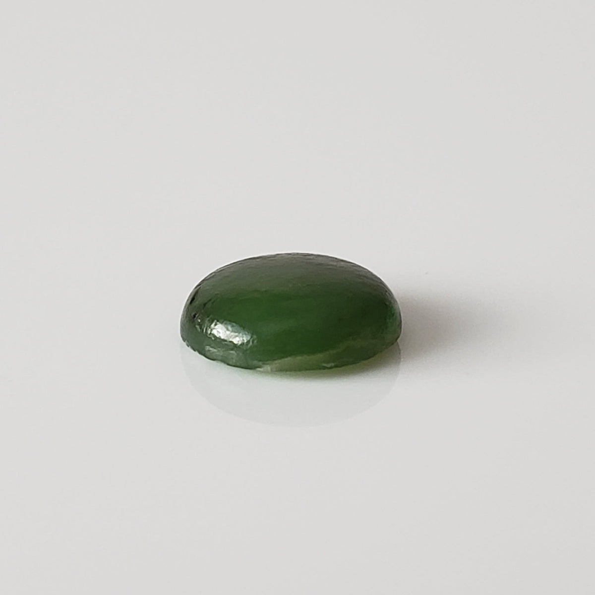 Nephrite | Round Cabochon | Green | 9.8mm | Canada