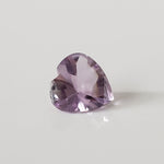 Amethyst | Heart Shape | Faceted Bottom Cabochon Top | Purple | 12mm 4.2ct