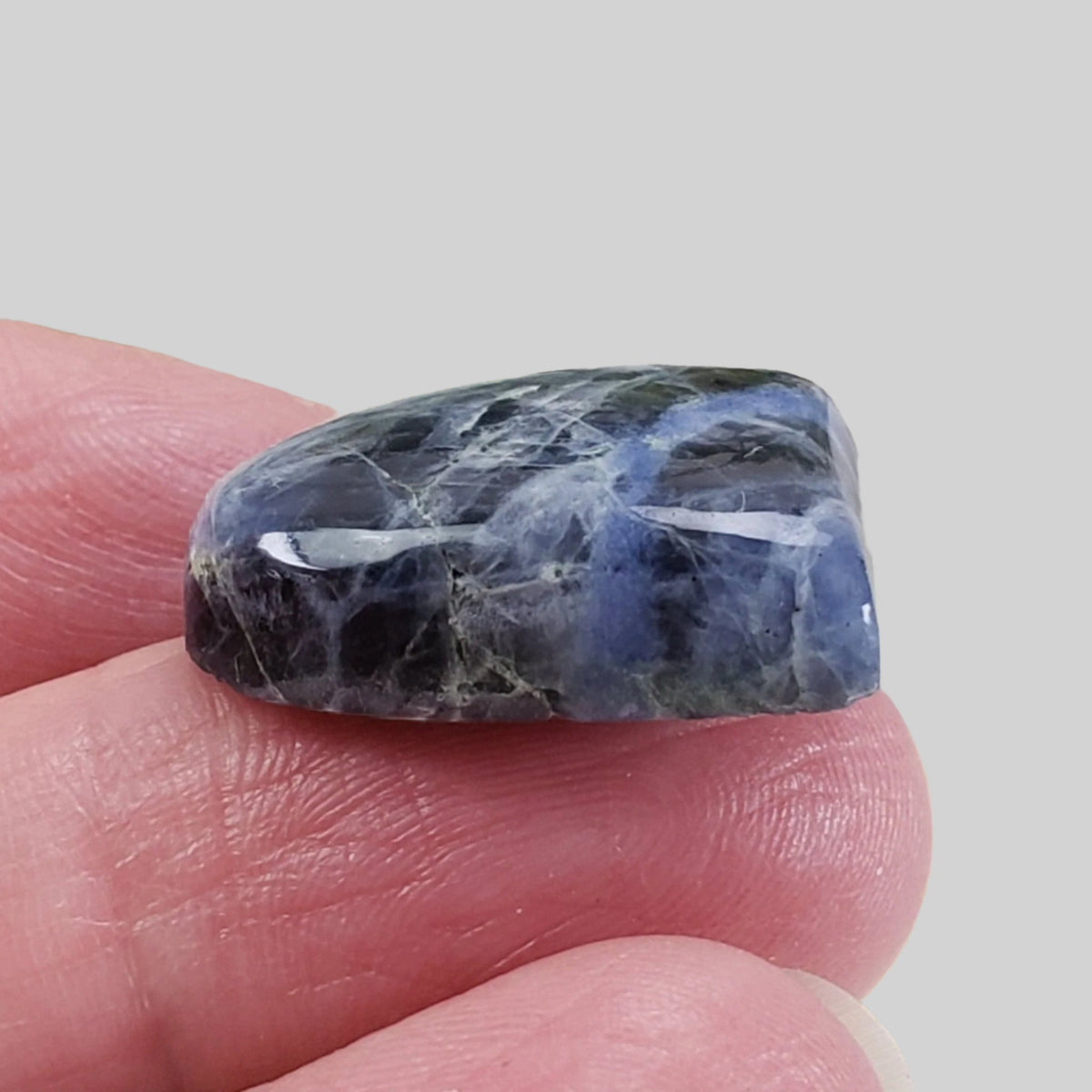  Sodalite | Half Oval Cabochon | Navy Blue | 22.8x19.3mm 27ct | Africa 