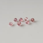  Pezzottaite | Round Cut | Rare Untreated Gemstone | Pink | 1.8mm 