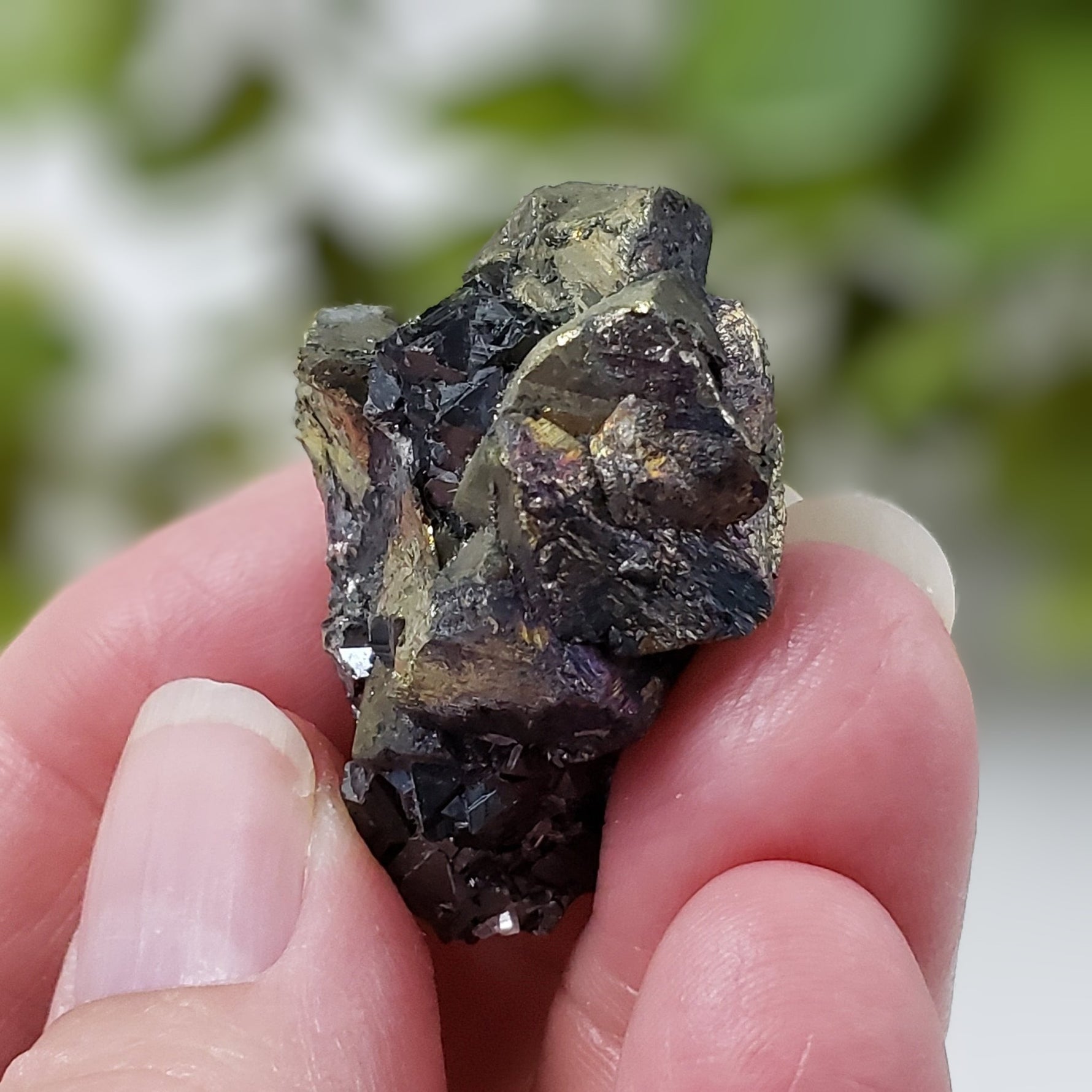 Chalcopyrite and Sphalerite Crystal Cluster | 25.3 grams | China