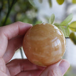  Yellow Jade Sphere 55.5 mm 243.7 grams from China 