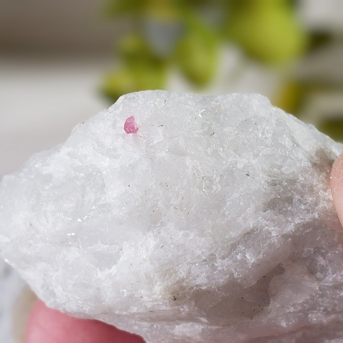  Red Spinel Crystal in Marble Host 98.9 gr, 494 ct from Mogok, Myanmar 