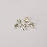  Loose Moissanite | 5 piece Lot | Round Diamond Cut | White | 0.53tcw 