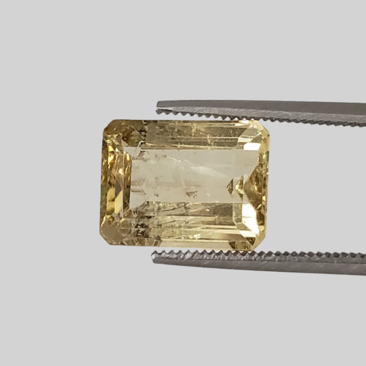 Apatite | Octagon Cut | Lemon Yellow | 11x8.3mm 5.0ct