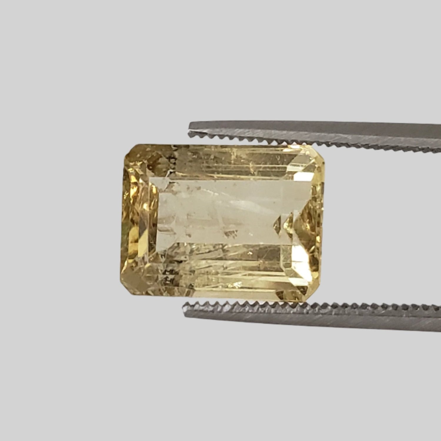 Apatite | Octagon Cut | Lemon Yellow | 11x8.3mm 5.0ct