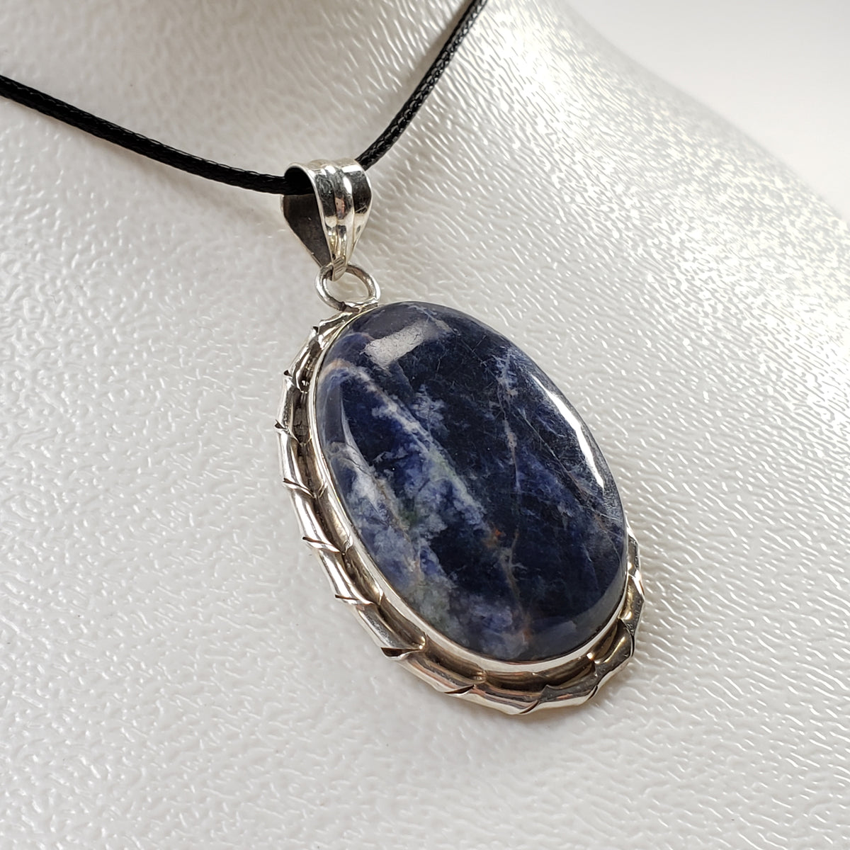  Sodalite Pendant | 925 Sterling Silver 