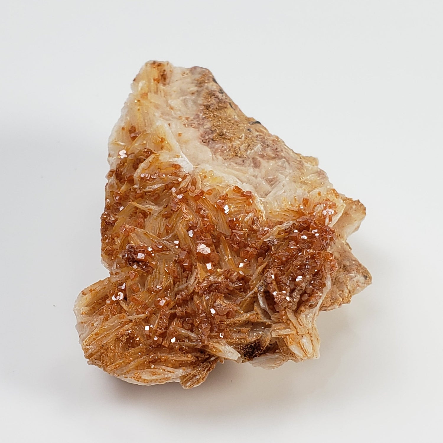  Vanadinite on Barite Crystal | 45.9 grams | Mibladen, Morocco 