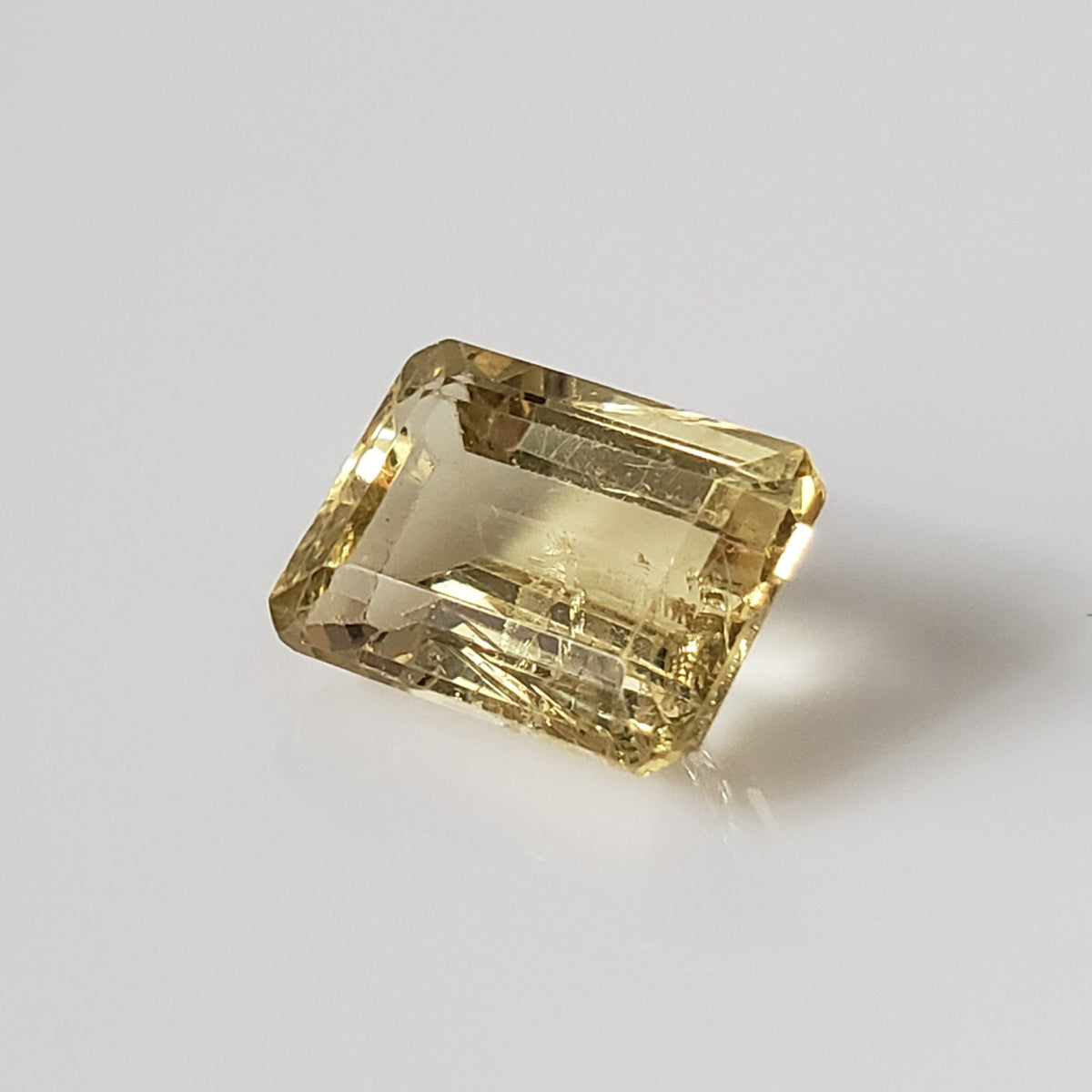 Apatite | Octagon Cut | Lemon Yellow | 11x8.3mm 5.0ct