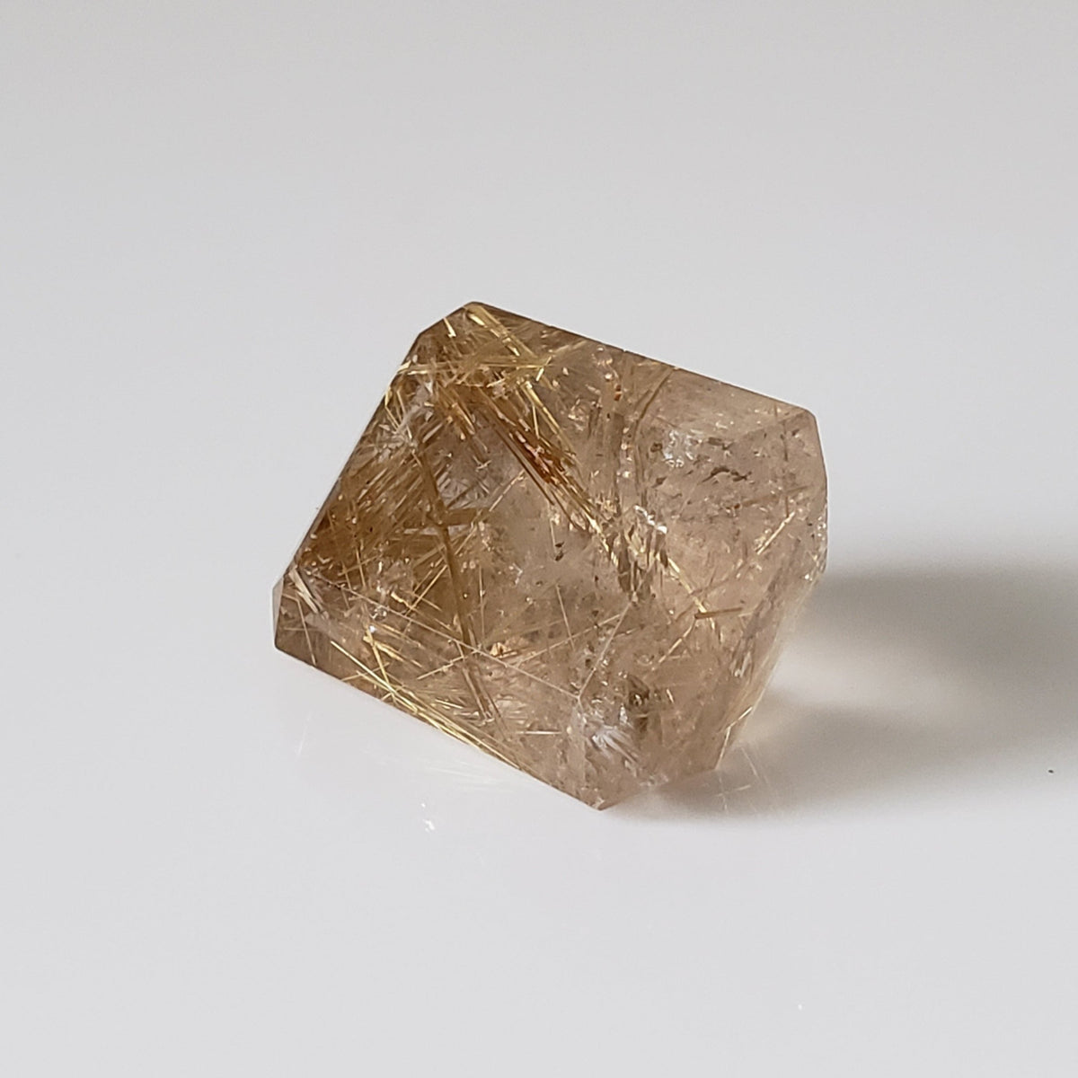  Rutilated Quartz | Octagon Cut | 20x14.8mm 23.7ct | Brazil 