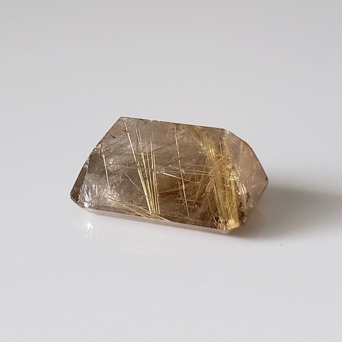  Rutilated Quartz | Octagon Cut | 20x14.8mm 23.7ct | Brazil 