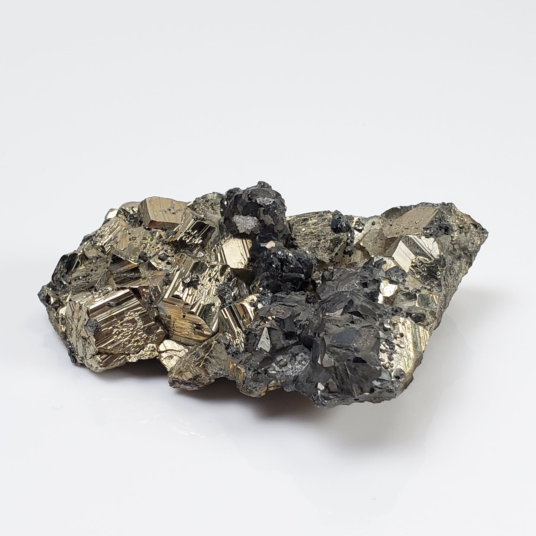  Pyrite and Tetrahedrite Cluster 117 Grams from Lima Peru 