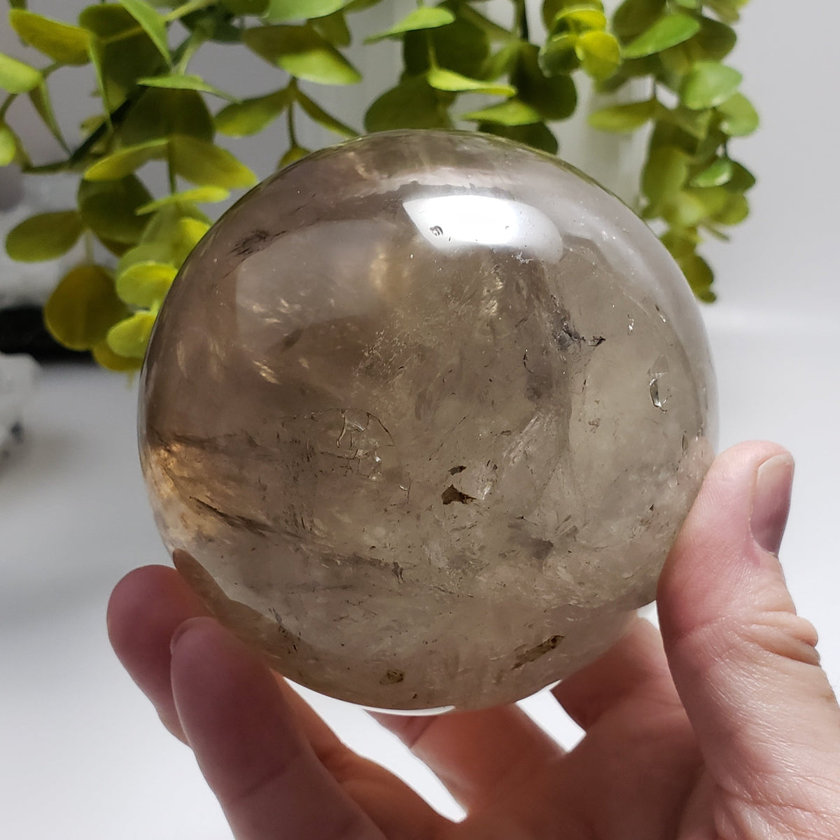 Smoky Quartz Sphere | 101 mm 4 inches | 1270 Grams | Brazil