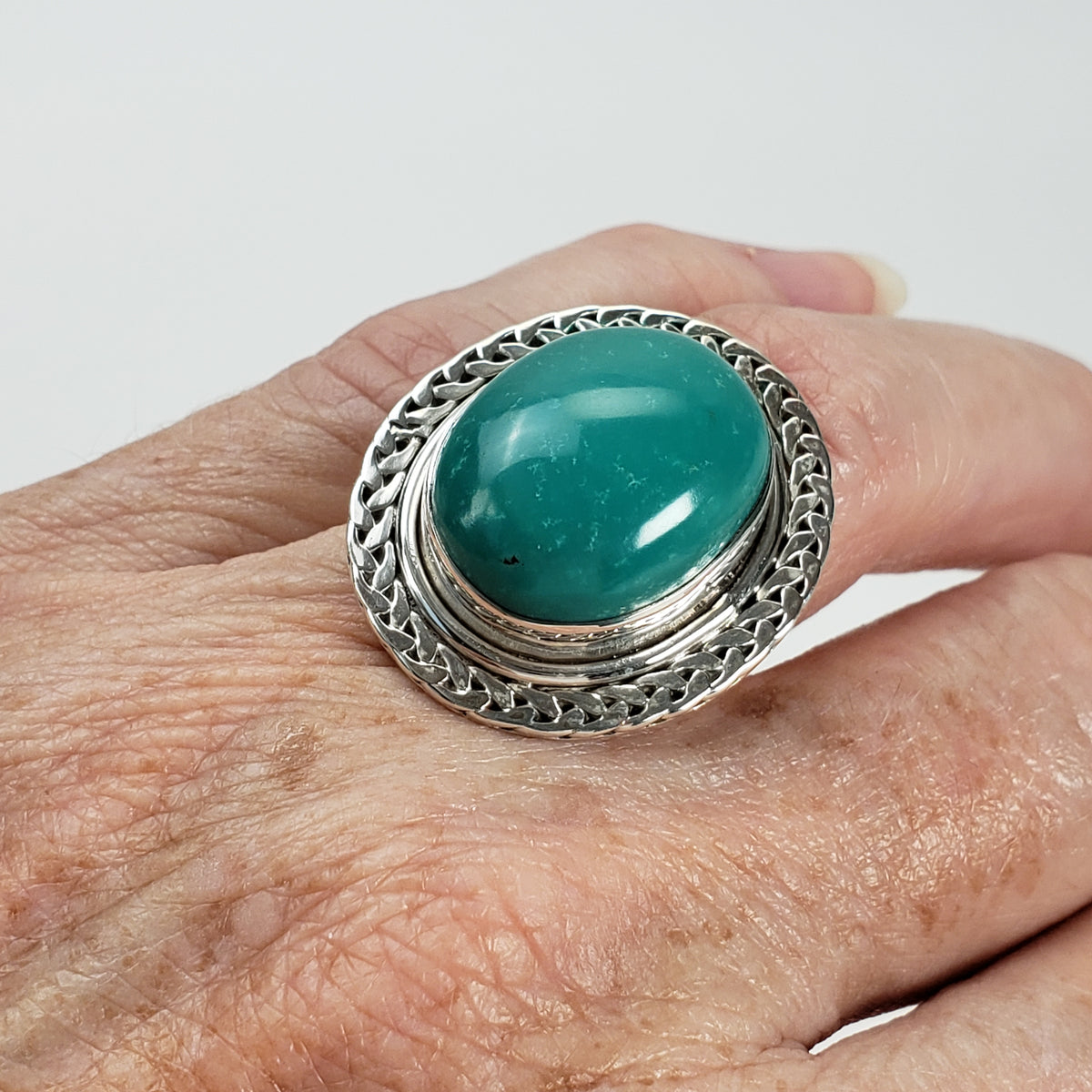  Turquoise Ring | 925 Sterling Silver | Size 7 