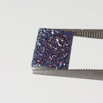   Titanium Druzy | Rectangular Tablet | Mystic Rainbow Drusy | 10.1x8mm 