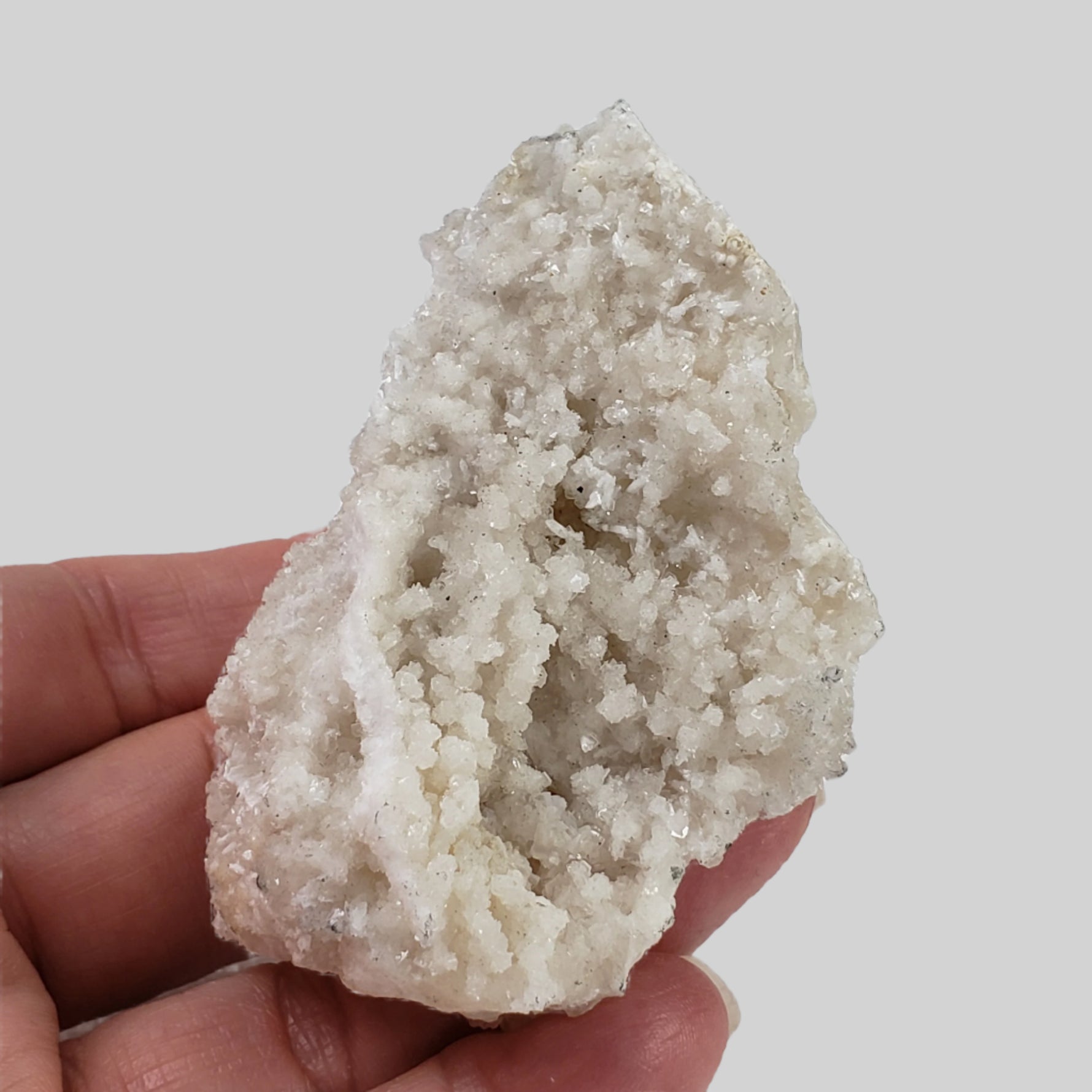 Gyrolite on Prehnite Crystal Cluster | 111 grams | Mumbai, India 8