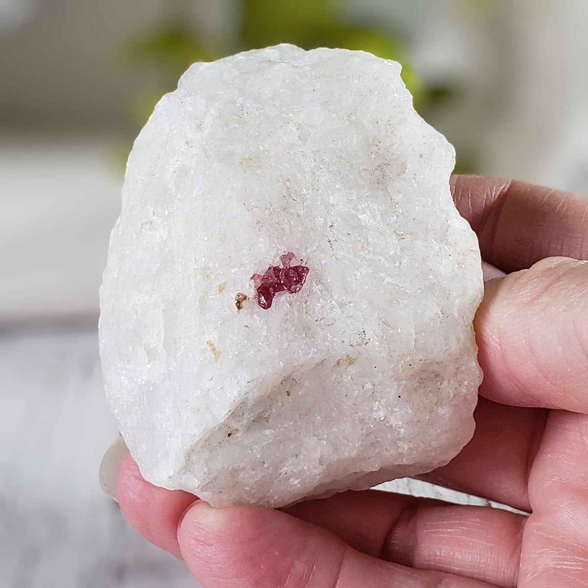  Red Spinel Crystal in Marble Host 172.2 gr, 860.9 ct from Mogok, Myanmar 