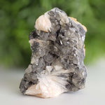 Cerussite and Pink Barite on Galena Matrix | 78 gr | Morocco