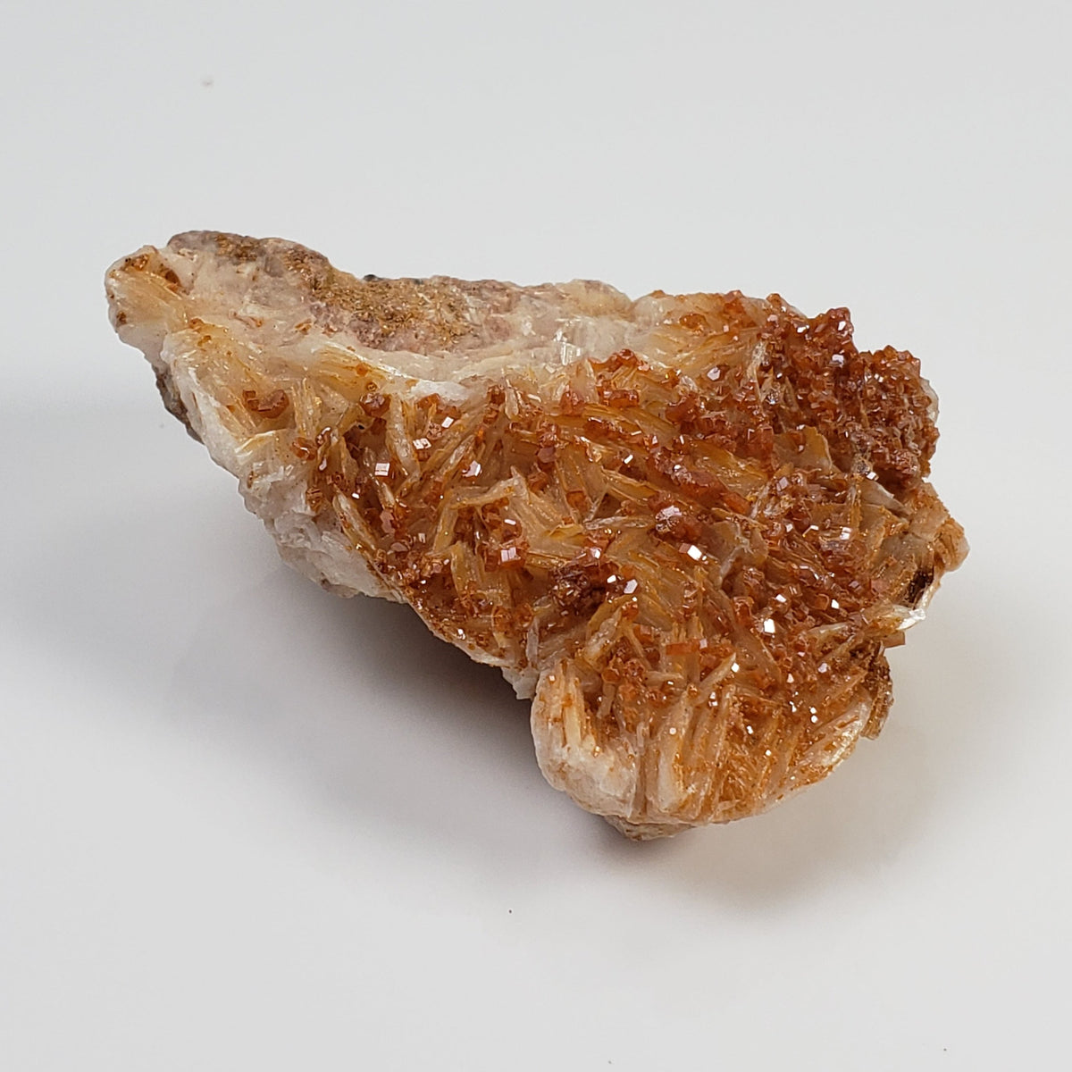  Vanadinite on Barite Crystal | 45.9 grams | Mibladen, Morocco 