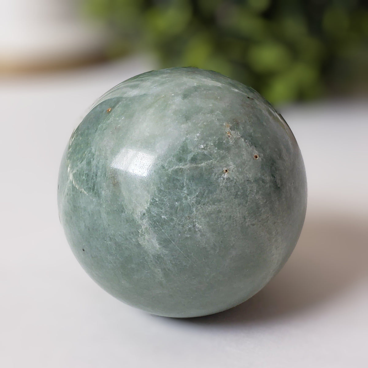  Jade Sphere 53 mm 217 Grams from China 