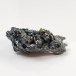  Tetrahedrite Pyrite and Calcite Crystal Cluster 43.8 Grams from Lima, Peru 