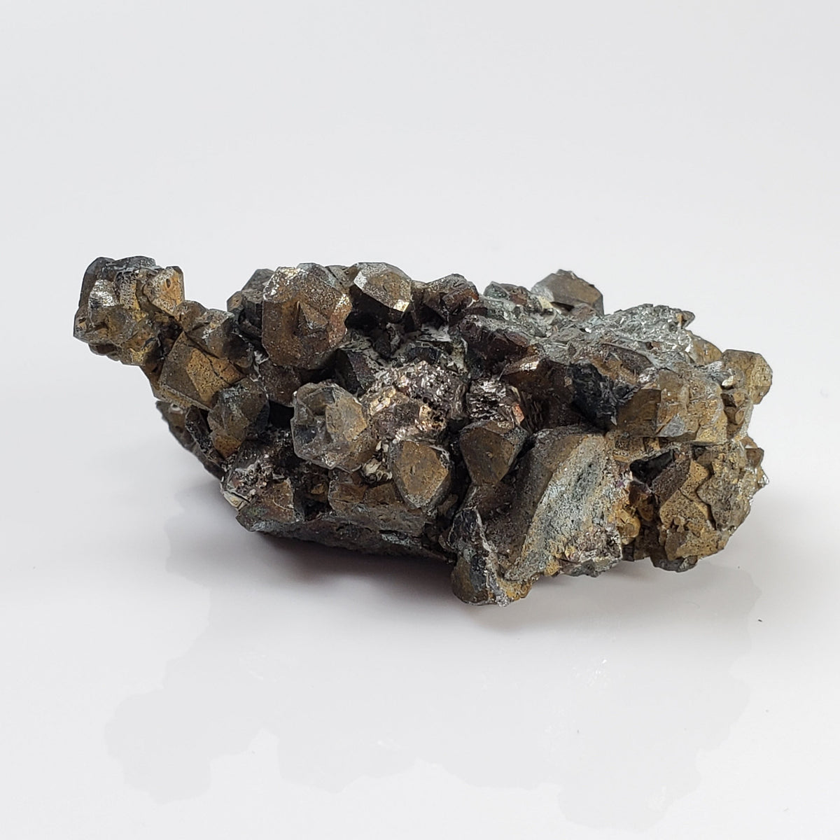  Pyrite with Calcite Crystal Cluster 38 Grams from Lima, Peru 