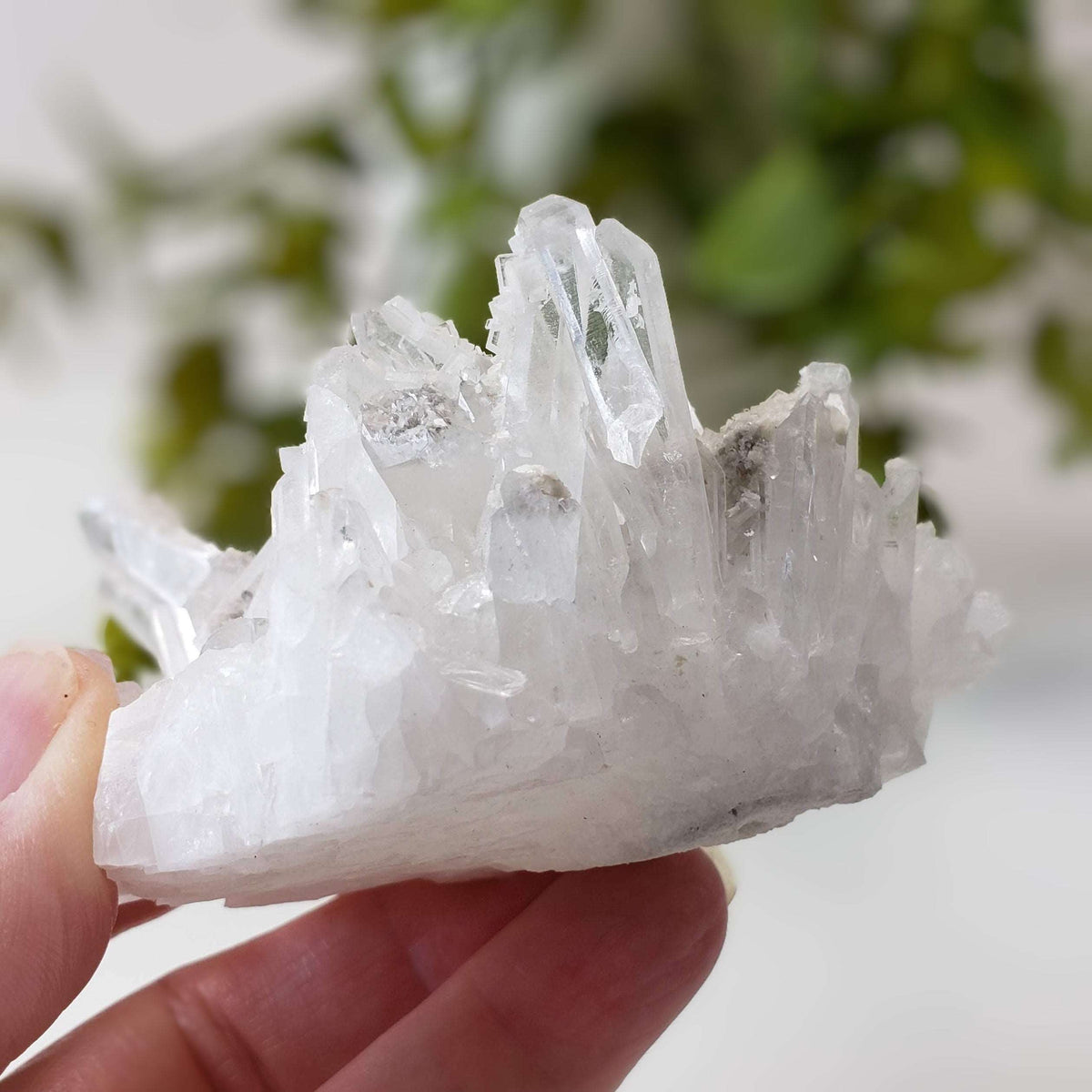  Barite Crystals on Quartz Points 228.77 gr from Le Shan, Sichuan Province, China 