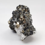  Tetrahedrite Pyrite and Quartz Crystal AAA Cluster 642 Grams from Peru 