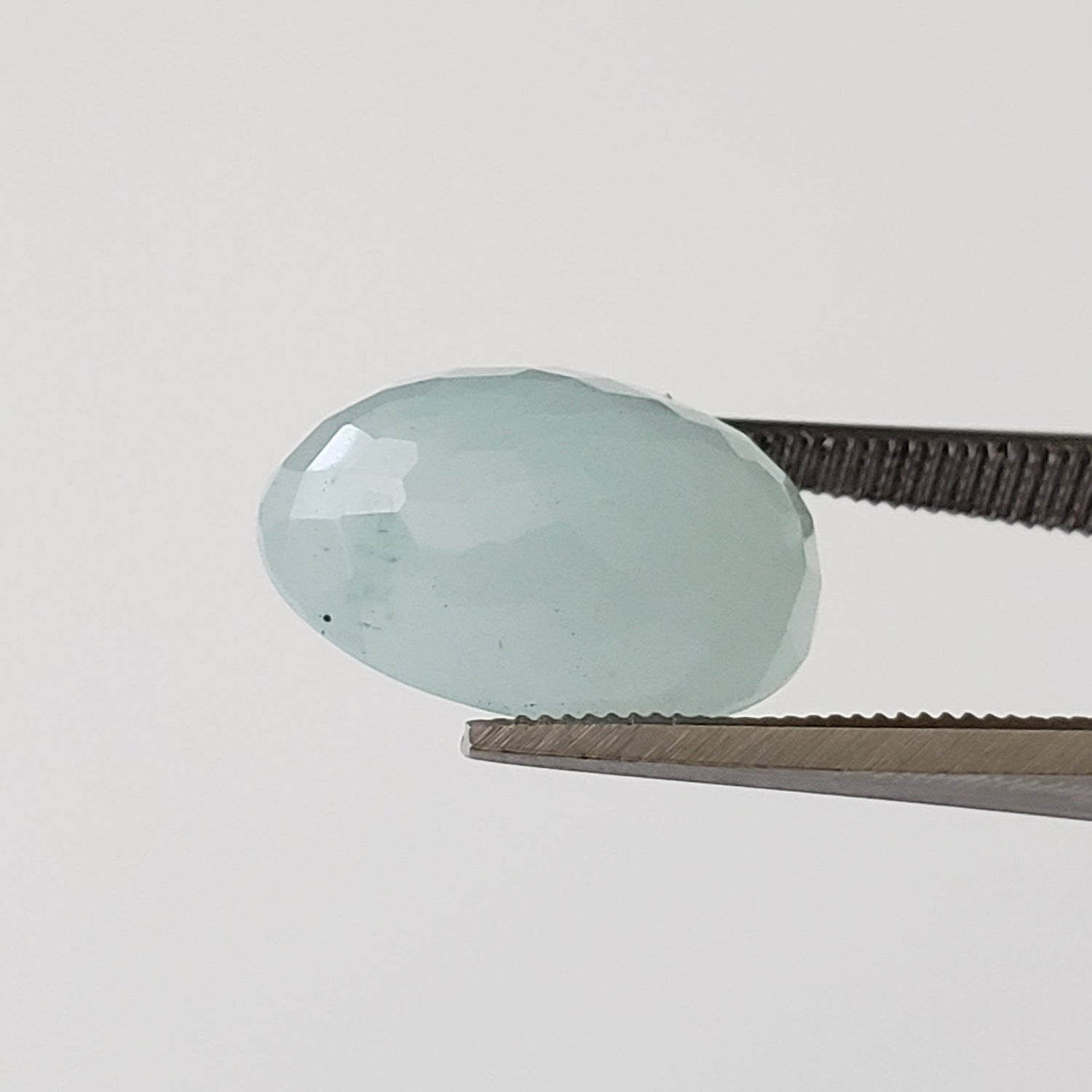  Silky Aquamarine | Oval Cut | Light Blue | 14X10mm 