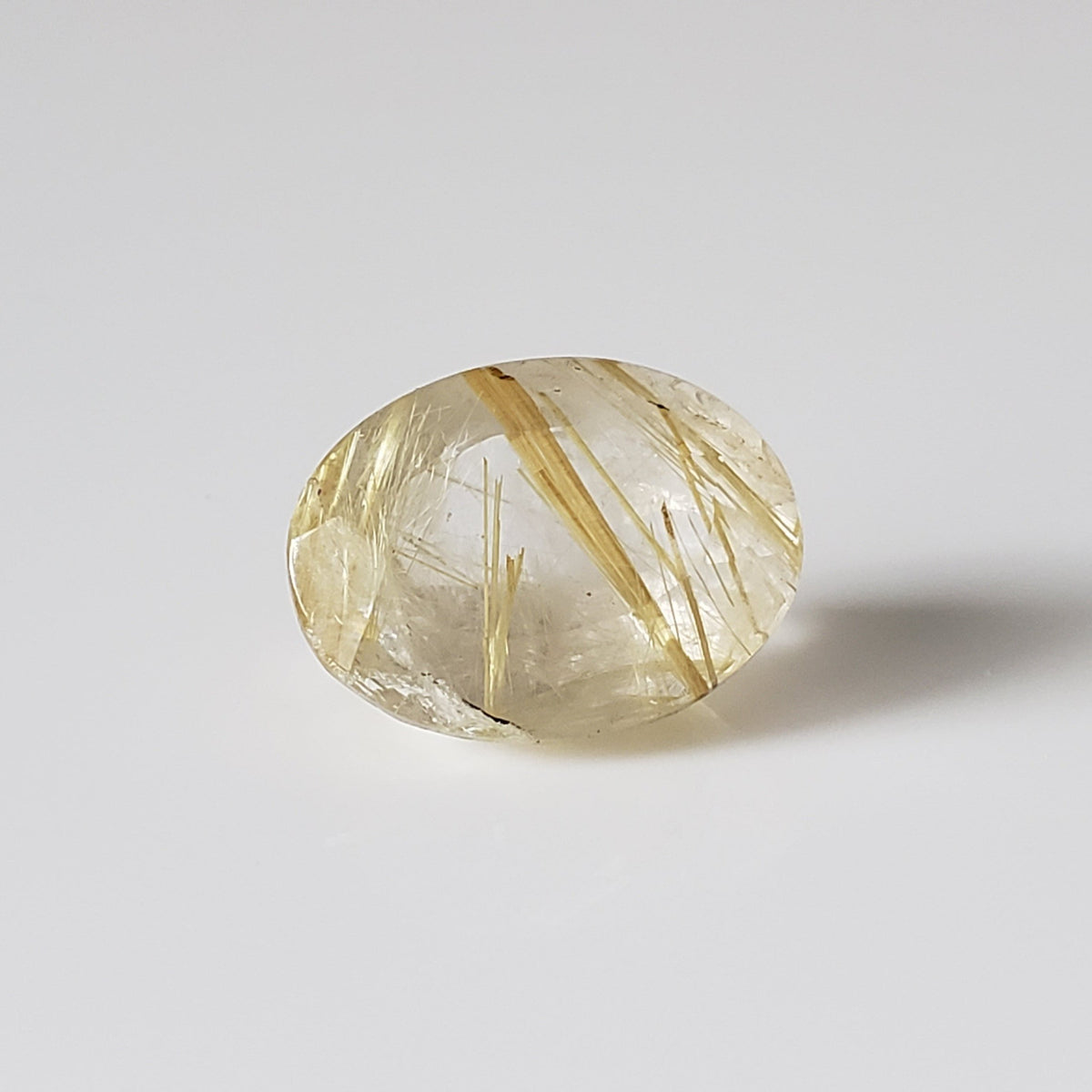  Rutilated Quartz | Oval Cut | 15.7x12mm 9.8ct | Brazil 