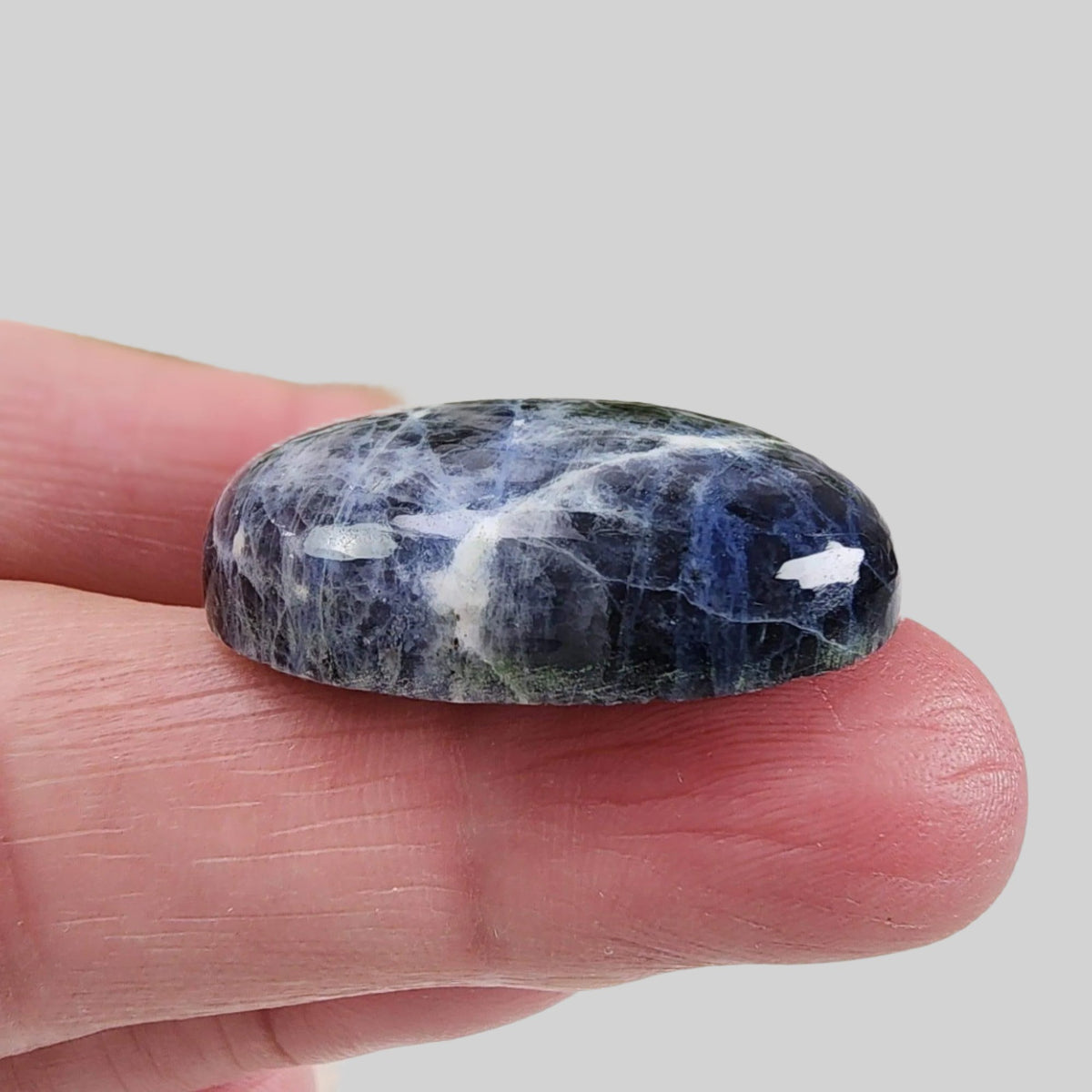  Sodalite | Oval Cabochon | Navy Blue | 32x20mm 43.6ct | Africa 