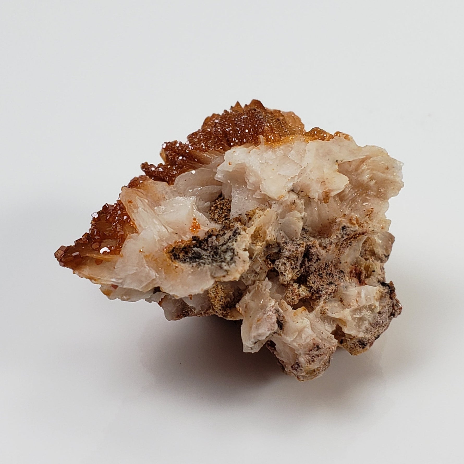  Vanadinite on Barite Crystal | 12.5 gr | Mibladen, Morocco 