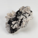  Tetrahedrite, Calcite and Quartz Crystal Cluster 59.2 Grams from Lima Peru 