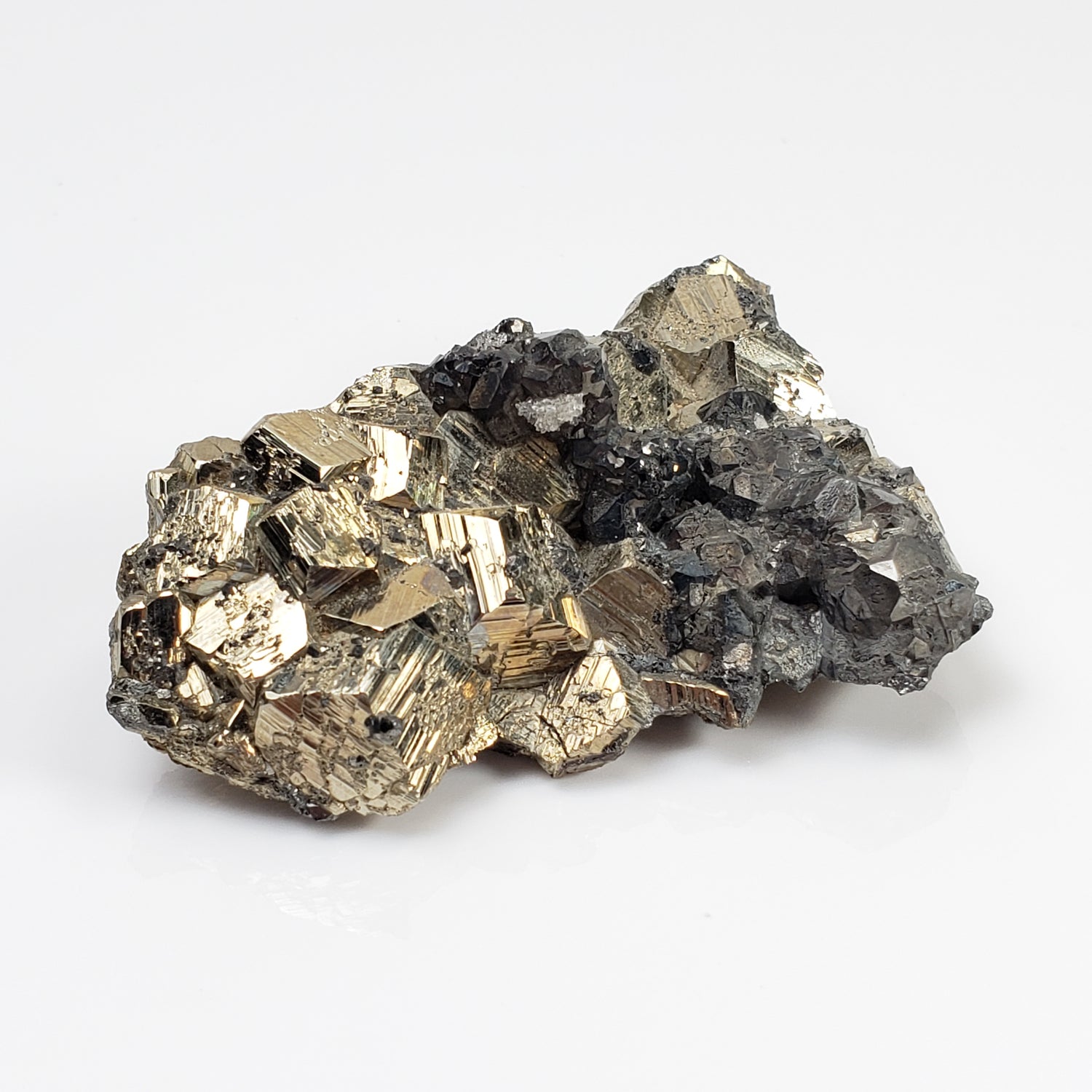  Pyrite and Tetrahedrite Cluster 117 Grams from Lima Peru 