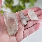 Natural Quartz Crystal | 3 Piece Lot | 104 Gr | Lyndhurst, Ontario Canada