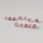  Pezzottaite | Round Cut | Rare Untreated Gemstone | Pink | 1.8mm 