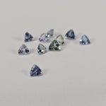  Tanzanite | 10 Piece Tanzanite Parcel | Trilliant Cut | 1.11tcw 