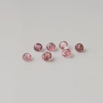  Pezzottaite | Round Cut | Rare Untreated Gemstone | Pink | 1.8mm 