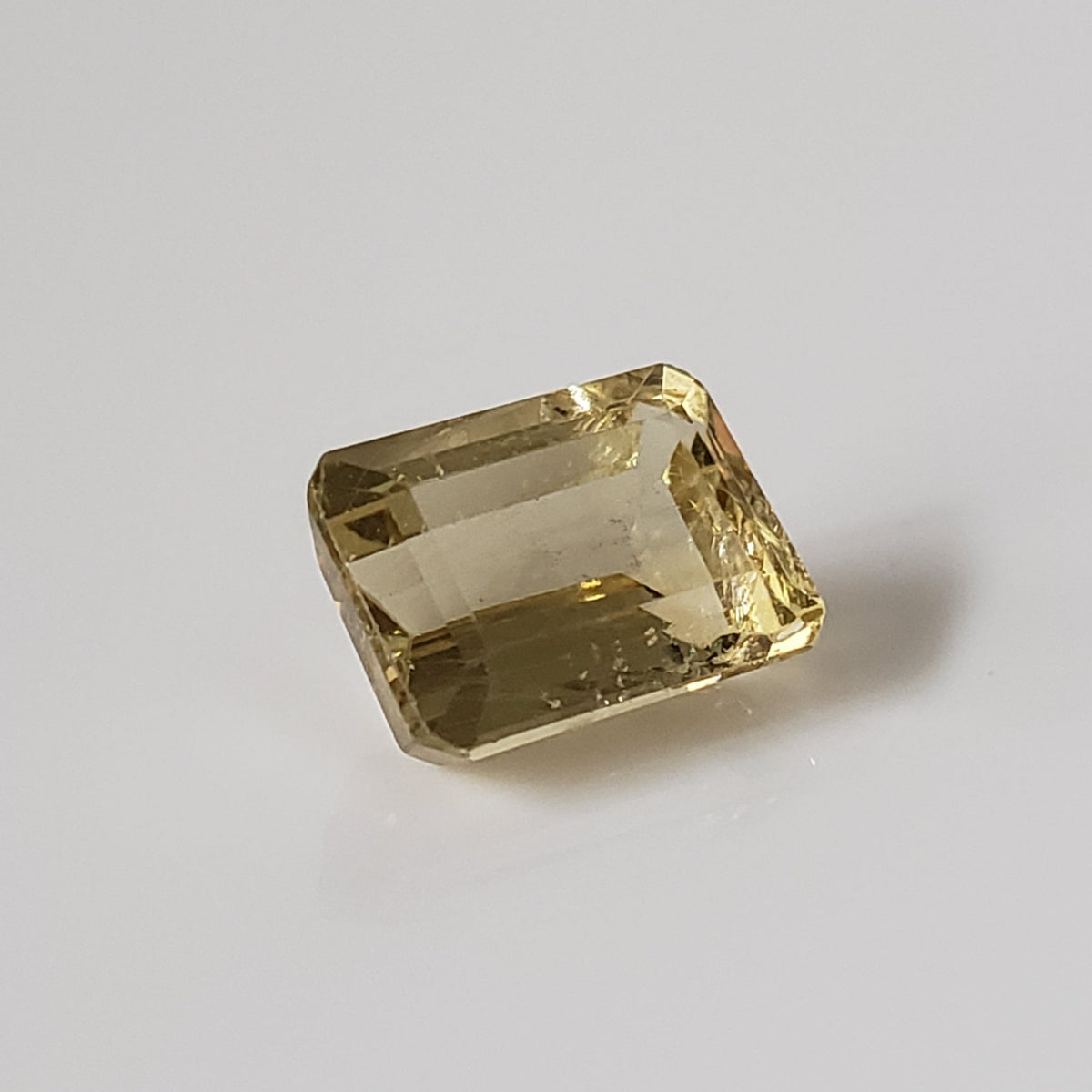 Apatite | Octagon Cut | Lemon Yellow | 11x8.3mm 5.0ct