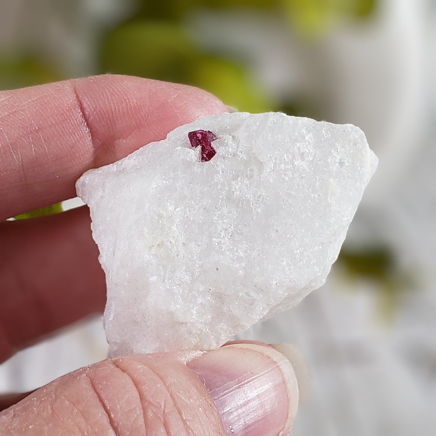 Spinel Crystal in Marble Host | Red Spinel | 59 gr, 294.8 ct | Mogok, Myanmar