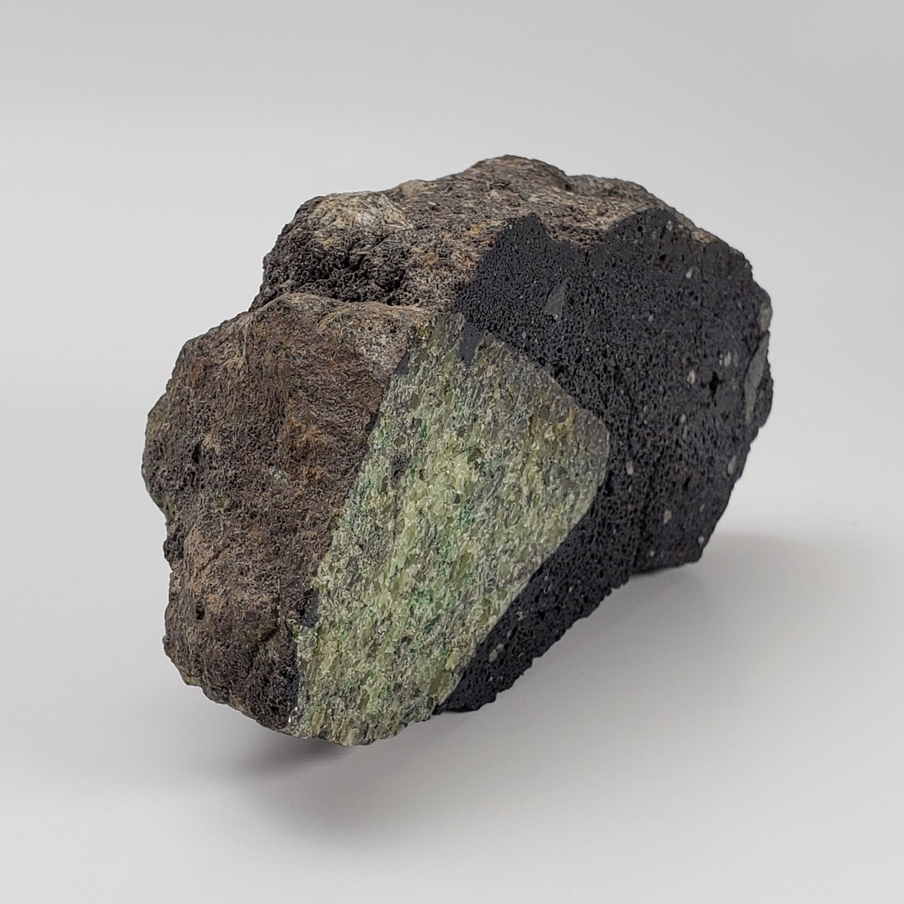 Olivine Volcanic Bomb | Lava Coated Crystal | 293.8 gr | Mt Shadwell, Australia